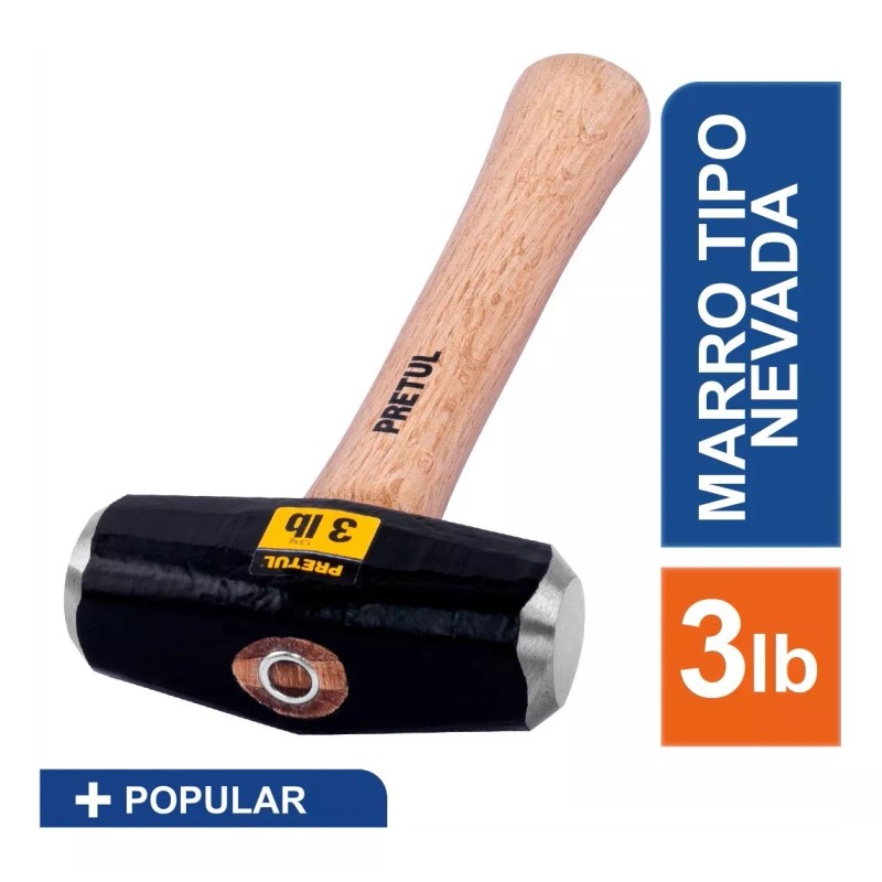 Truper Marro Tipo Maceta 3 Lbs Con Mango 22216