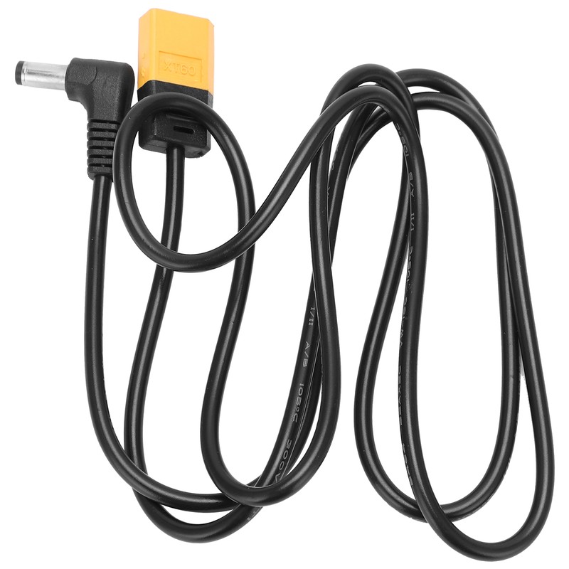 XT60 Power Cable for FPV Flying Goggles 122cm/48in with DC