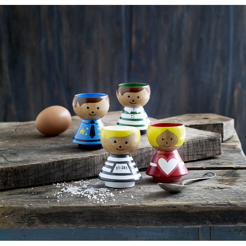Lucie Kaas BF02BB Beech Wood Egg Cup 7cm