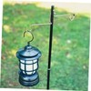 BESPORTBLE 1set Outdoor Folding Lamp Rack Light Pole Hanger Double