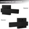 1 Pack Probrico Square Door Lever Door Lock Handle Lockset