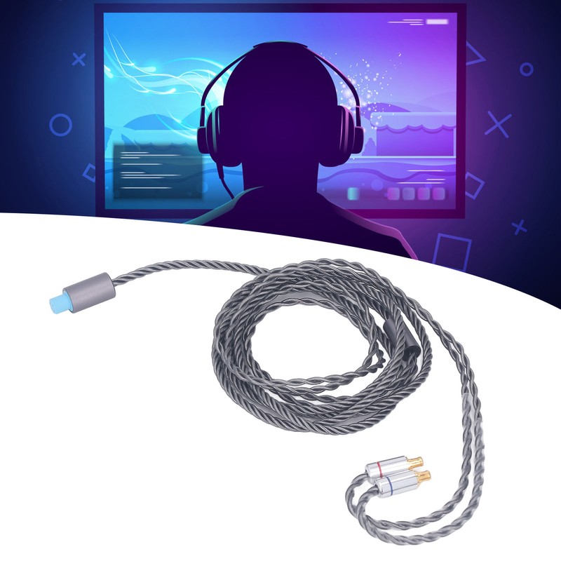 A2DC Headphone Replacement Cable 3.5mm 2.5mm 4.4mm Plugs Headphone Upgrade