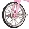 Pink Look Toy Tricycle Model Simulated Design Tricycle Ornament Wear