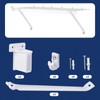 12 Inch Wire Shelf Brackets Set, Includes 6 Wire Shelf