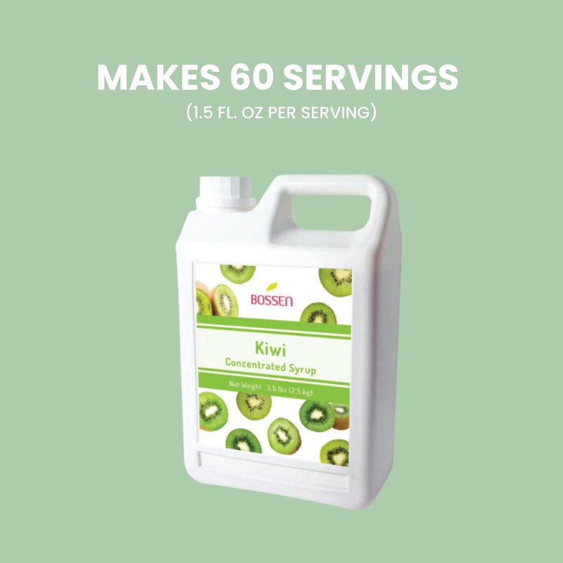 Bossen Concentrated Syrup_5.5 lb (Kiwi)