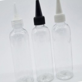 Portable Bottle with Pointed Cap, 100ml, Black Cap Oil 15ea