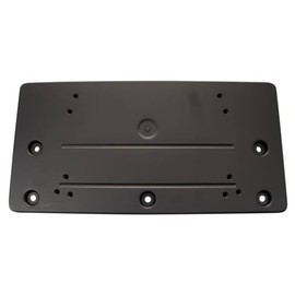 TRQ Front License Plate Bracket Black Compatible with 2018-2023 Land Rover Range Rover Velar RO1068108