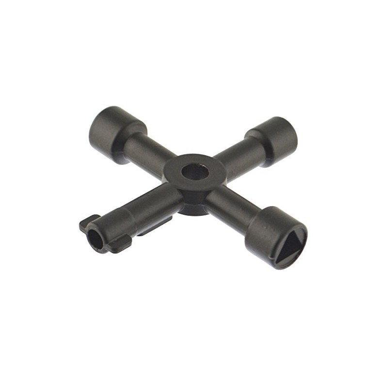 AB Tools 4 Way Utility Service Key Gas Water Electric