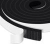 Trisiki Upgraded Strong Adhesive Foam Weather Stripping Door Seal Insulation