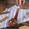BESTONZON Wooden Soup Ladle Soup Spoon with Long Handle Cookware