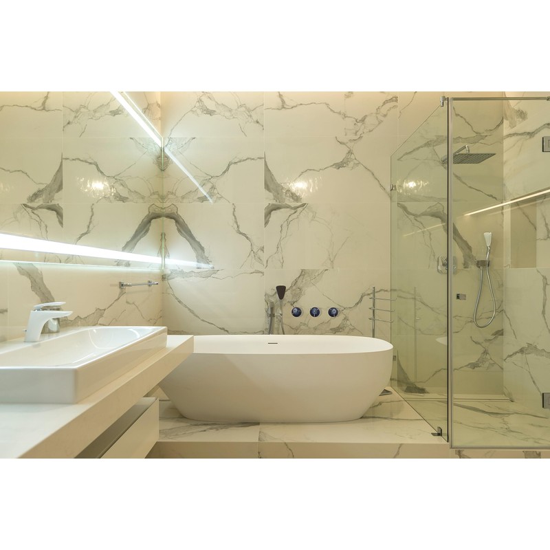 SENTO Bathtub and Shower 3 Handle Tub Trim Set For