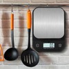 Electric Kitchen Food Scale Stainless Steel ABS Waterproof Clear Display