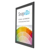 SnapeZo Poster Frame 30x40 Inches, Black 1.7 Inch Aluminum Profile,