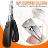 Toenail Clippers for Thick Nails for Seniors, Angled Head Ergonomic