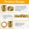 KWJEIULSOQ 120pcs Threaded Inserts for Plastic, M4 Heat Set Insert