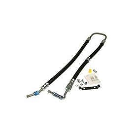 Power Steering Pressure Line Hose Assembly - 55.5 Inch - with Switch Port - Compatible with 2002-2007 Jeep Liberty 3.7L V6 GAS