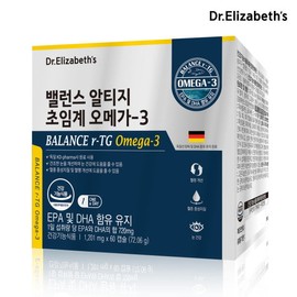 Dr. Elizabeth Balance Altige Supercritical Omega-3 60 Capsules / 닥터엘리자베스  밸런스 알티지 초임계 오메가-3 60캡슐
