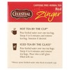Celestial Seasonings Tea Caffeine Free Herbal Tea, Red Zinger 20