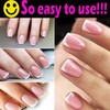 2.8CM Head Clear Jelly Silicone Nail Art Stamper Scraper with