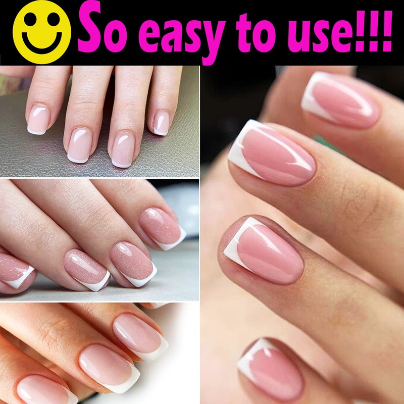 2.8CM Head Clear Jelly Silicone Nail Art Stamper Scraper with
