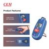 CEM Paint Thickness Gauge,Car Boat Coating Tester with Calibration Plates&Battery,Fe/NFe