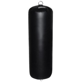 Inflatable Boat Fenders for Boats and Yachts Deflatable for Easy Storage - Designed Heavy Duty for Horizontal and Vertical Use - Black - Medium