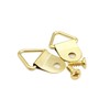 Triangle Ring Picture Hangers Picture Hanging Hooks with Screws(100 Pack)