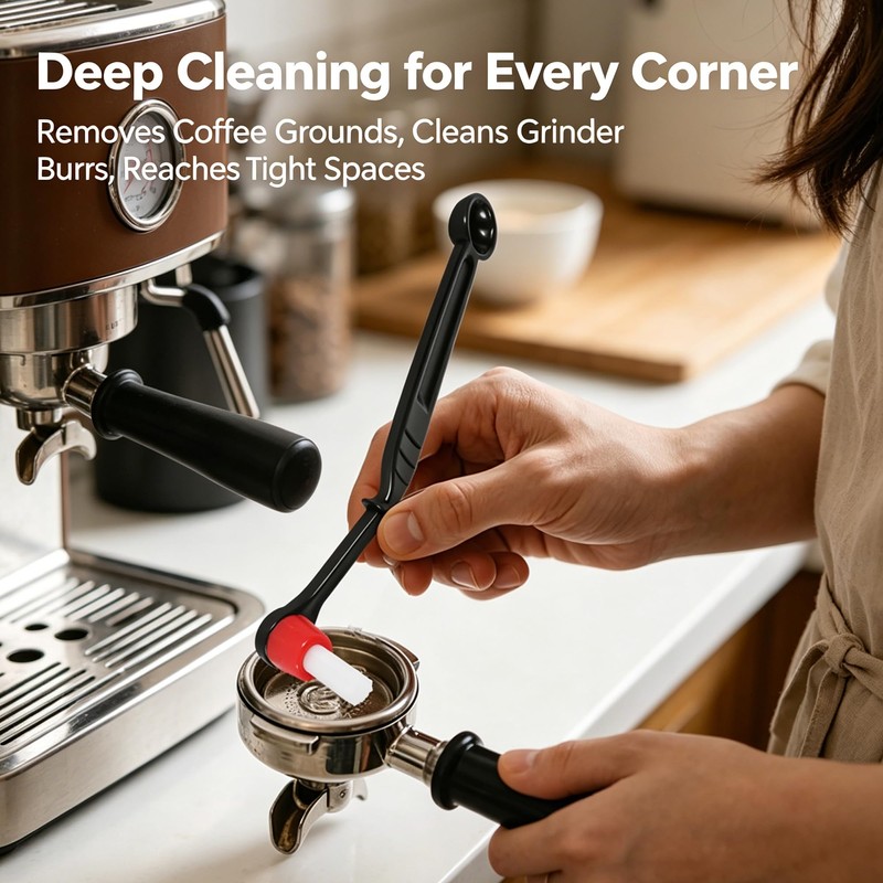 Espresso Machine Cleaning Brush Set, 2 Pack Coffee Grinder Cleaning