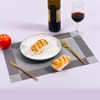 place mats,table mats and coasters set of 6,pvc heat resistant