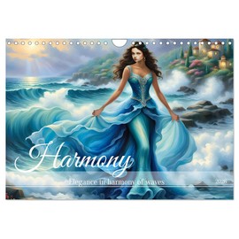 Harmony - Elegance in harmony of waves (Wall Calendar 2026 DIN A4 Landscape), CALVENDO 12 Month Wall Calendar