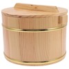 HOLIDYOYO 1 Set of Wooden Rice Bucket, Wooden Sushi Rice