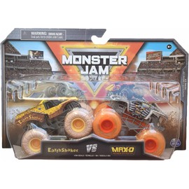 MonsterJam Earth Shaker VS MAX D - Double Pack