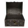 Wooden Treasure Chest Boxes Hand Crafted Vintage Wooden Box with