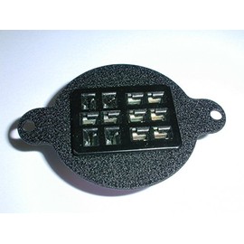 S3312FP 12 PIN JACK CHASSIS MOUNT ( 1 EACH)