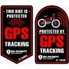Authntcestore- (2Pcs) Warning GPS Tracking Sticker | Tracker Alarm |