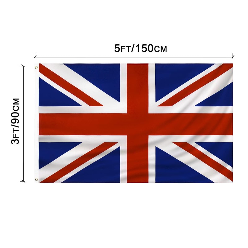 United Kingdom Flag UK Flag 3x5 FT Union Jack FLAG