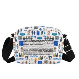 MBMSO SEV TV Show Inspired Gifts Innie Outie crossbody bag MDR Group merchandise Mark and Helly Gifts TV Show Crossbody Purse (SEV HB-CB)