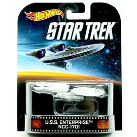 Hot Wheels U.S.S. Enterprise NCC-1701 Star Trek 2013 Retro Series Die Cast Vehicle