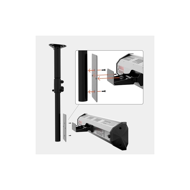Heat Storm HS-1500-TC Tradesman Ceiling Mount Infrared Heater, 1500 Watt