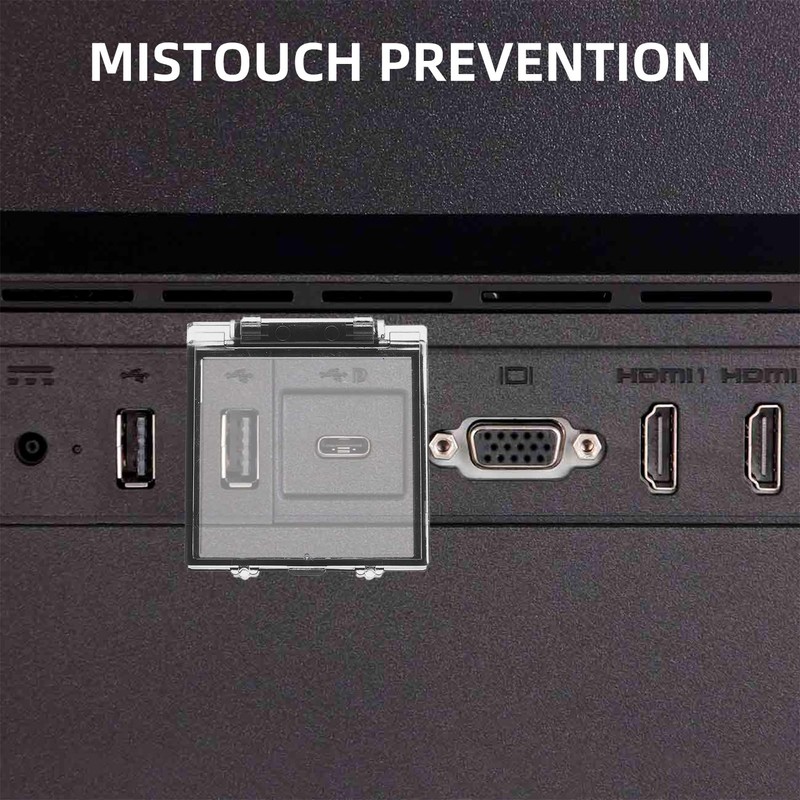 NICENEEDED 2 PCS 41mm PC Power Button Cover, Dustproof Waterproof