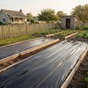 4 Mil Black Plastic Sheeting Roll, 4 FT x 100