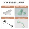 Opeisiio Stainless Steel Face Roller & Gua Sha Set -