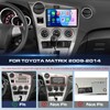 【Upgrade Cooling】Fecimodiv [2+64G] Car Radio for Toyota Matrix 2009 2010
