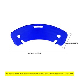 Slide Transfer Board, Sliding Board with Fixing Ports Seniors Transfer Board Slide Assist Device from Wheelchair to Bed, Toilet, Tub, Car -Weight Capacity 330 Lbs