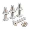 uxcell M5x20mm T Slot Drop-in Bolt and M5 Hexagon Flange