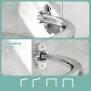 Unbranded Curved Shower Curtain Rod, Adjustable 40-72 Inches Extra Wide