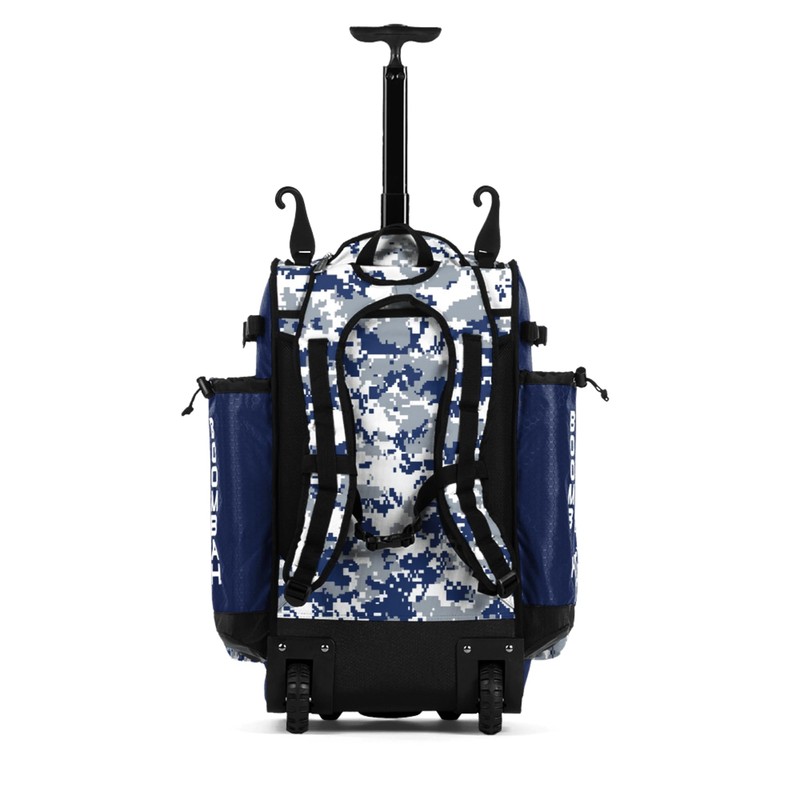 Boombah Rolling Superpack Hybrid Bat Pack PS-9051-3000C23 Digital Camo Royal/Gray