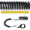 Senbaler 10 Feet Surf Leash, SUP Kayak Safety Lead, Coiled