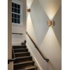Tubicen Gold Wall Sconces Square Indoor Hardwired Dimmable Movie Theater