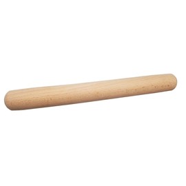 Wooden Rolling Pin, French Dumpling Rolling Pin for Baking Pizza Dough Roller 30 x 3.5cm